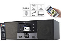VR-Radio Stereo-Internetradio m. CD-Player, DAB+/FM, Farbdisplay, Wecker, 32 W; HiFi-Tuner für Internetradios & DAB+, mit USB-Ladeports HiFi-Tuner für Internetradios & DAB+, mit USB-Ladeports 