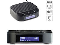 VR-Radio Digitaler Radiowecker mit DAB+ & UKW-Empfang, 10 Stations-Speicher; HiFi-Tuner für Internetradios & DAB+, mit USB-Ladeports HiFi-Tuner für Internetradios & DAB+, mit USB-Ladeports 