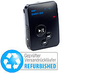 VR-Radio Mini-Radio-Clip DOR-68.BT mit Bluetooth (Versandrückläufer); HiFi-Tuner für Internetradios & DAB+, mit USB-Ladeports 