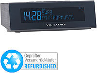 VR-Radio Digitales DAB+/FM-Stereo-Radio mit Wecker, (Versandrückläufer); HiFi-Tuner für Internetradios & DAB+, mit USB-Ladeports 