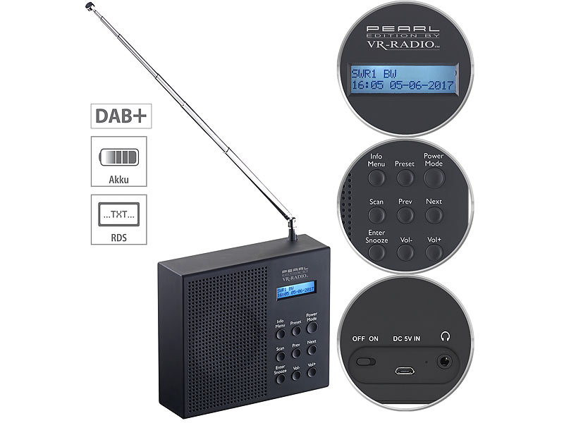 ; Mini-DAB+-Radios 