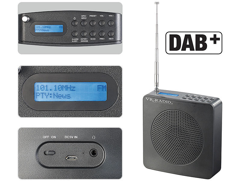 ; Mini-DAB+-Radios 