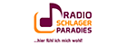 Radio Schlager Paradies: Mobiles Digitalradio mit DAB+ und UKW, LCD-Farbdisplay, Wecker, 8 Watt