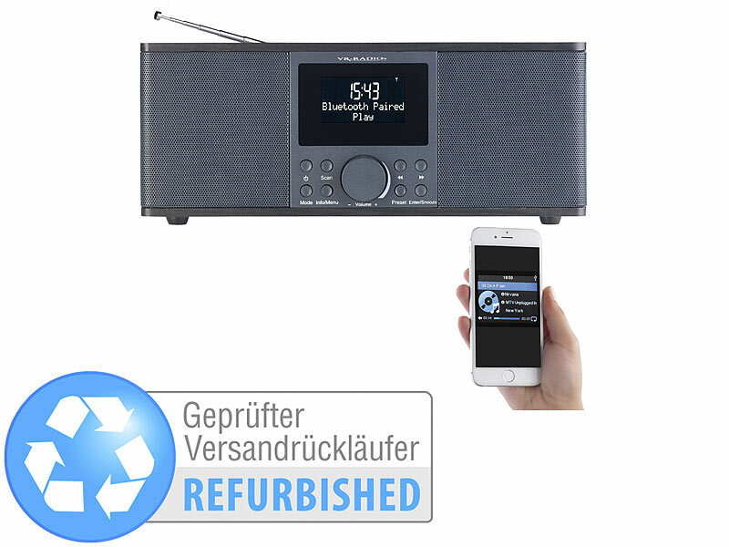 ; HiFi-Tuner für Internetradios & DAB+, mit USB-Ladeports HiFi-Tuner für Internetradios & DAB+, mit USB-Ladeports 