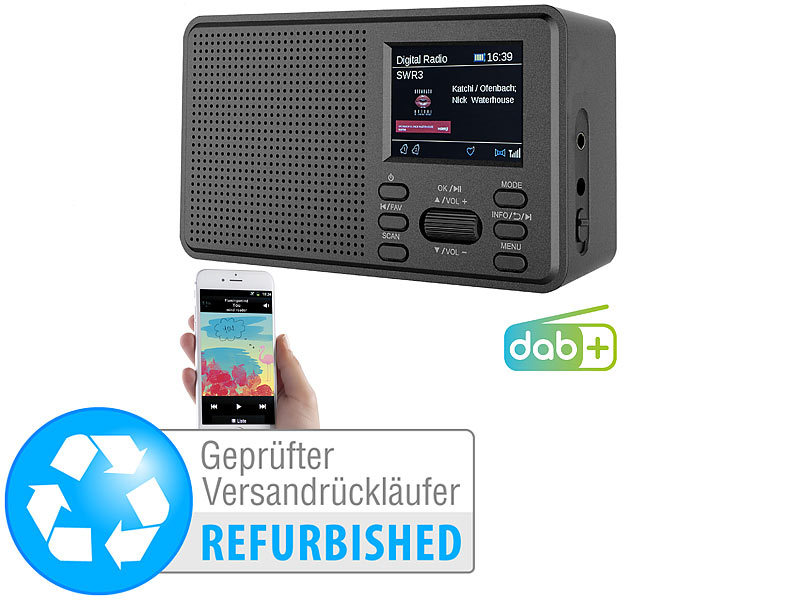 ; Mini-DAB+-Radios 
