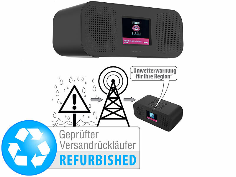 ; DAB-Internetradios mit CD-Player und Bluetooth 
