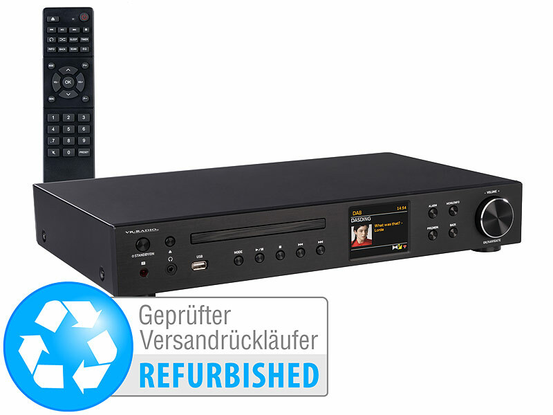 ; HiFi-Tuner für Internetradios & DAB+, mit USB-Ladeports