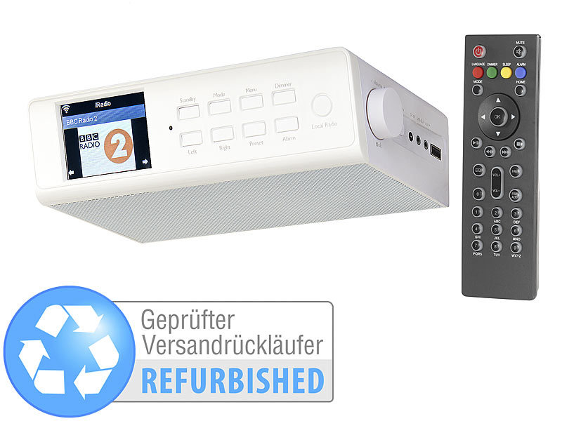 ; HiFi-Tuner für Internetradios & DAB+, mit USB-Ladeports HiFi-Tuner für Internetradios & DAB+, mit USB-Ladeports 