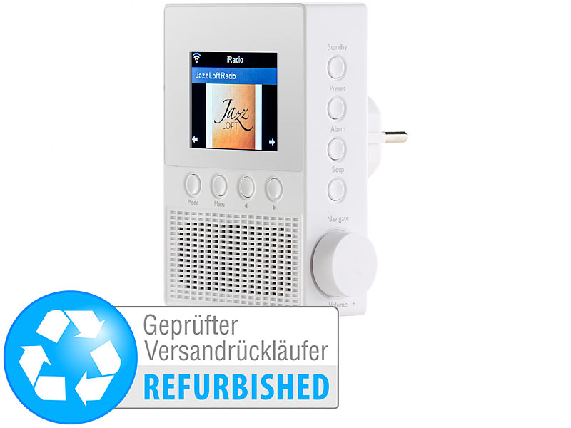 ; HiFi-Tuner für Internetradios & DAB+, mit USB-Ladeports 