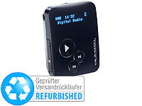 VR-Radio Mini-Radio-Clip mit DAB/DAB+-Empfang DOR-68.oled(refurbished); HiFi-Tuner für Internetradios & DAB+, mit USB-Ladeports 