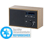 VR-Radio Digitales DAB+/FM-Radio mit Wecker, LCD-Display (Versandrückläufer); Mini-DAB+-Radios 