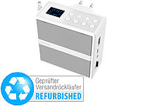 VR-Radio Steckdosenradio mit DAB+/FM, Bluetooth, USB, Versandrückläufer; HiFi-Tuner für Internetradios & DAB+, mit USB-Ladeports HiFi-Tuner für Internetradios & DAB+, mit USB-Ladeports 