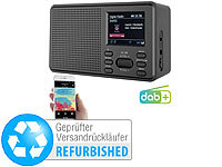 VR-Radio Mobiles Digitalradio mit DAB+ und UKW, Versandrückläufer; HiFi-Tuner für Internetradios & DAB+, mit USB-Ladeports 