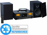 VR-Radio Micro-Stereoanlage: Webradio, DAB+, CD, Bluetooth, Versandrückläufer; HiFi-Tuner für Internetradios & DAB+, mit USB-Ladeports 
