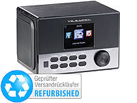 VR-Radio WLAN-Stereo-Internetradio, DAB+, Wecker, USB, 20 W (Versandrückläufer); Uhrenradios mit großen LCDs 