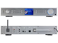 ; DAB-Internetradios mit CD-Player und Bluetooth, Stereo-WLAN-Internetradios mit Bluetooth & App 