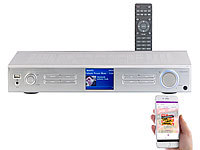 ; DAB-Internetradios mit CD-Player und Bluetooth, Stereo-WLAN-Internetradios mit Bluetooth & App 