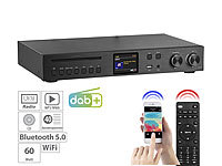 VR-Radio WLAN-HiFi-Receiver, Internetradio, DAB+ & UKW, CD, Bluetooth, USB, 60W; HiFi-Tuner für Internetradios & DAB+, mit USB-Ladeports HiFi-Tuner für Internetradios & DAB+, mit USB-Ladeports 