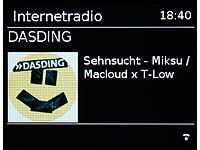; HiFi-Tuner für Internetradios & DAB+, mit USB-Ladeports 