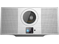 VR-Radio Stereoanlage, Alu, Internet-Radio/CD/DAB+/Bluetooth, 60W, DSP, silbern