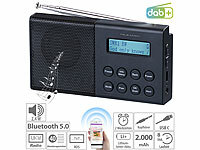 VR-Radio Digitales DAB+/FM-Taschenradio mit Bluetooth 5, Wecker, Display, RDS