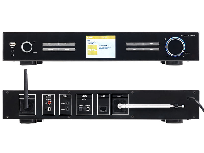 ; DAB-Internetradios mit CD-Player und Bluetooth 