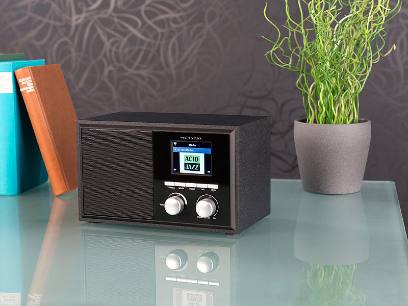 ; WLAN-Radio-Internetradio, InternetradiosInternet-RadiosInternetradios WLANWLAN-Internet-RadiosWiFi-Internet-RadiosRadios mit WeckerWLAN-RadiosKüchenradios WLANWLAN-WebradiosKüchenradiosWebradiosUhrenradiosKüchen-RadiosWeckradiosRadiosRadios HolzgehäuseMusikstreaming W-LAN Netzwerke Streamer Webs Snooze kabellose Uhren Clocks Sleep Dual-Alarme 