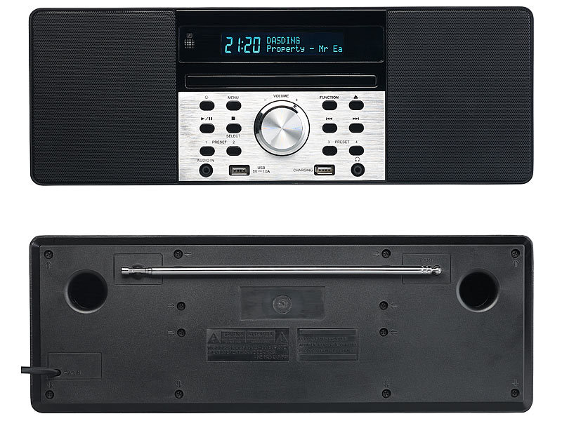 ; HiFi-Tuner für Internetradios & DAB+, mit USB-Ladeports HiFi-Tuner für Internetradios & DAB+, mit USB-Ladeports HiFi-Tuner für Internetradios & DAB+, mit USB-Ladeports 
