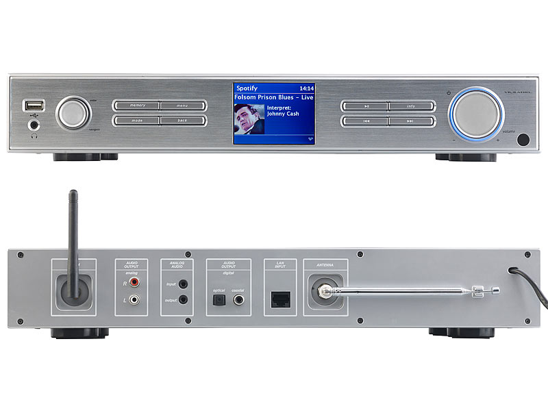 ; DAB-Internetradios mit CD-Player und Bluetooth 