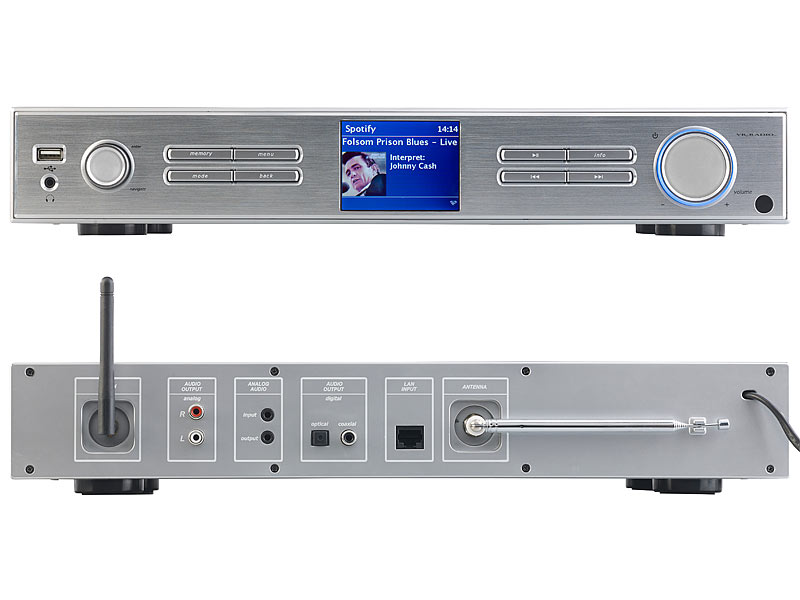 ; DAB-Internetradios mit CD-Player und Bluetooth 