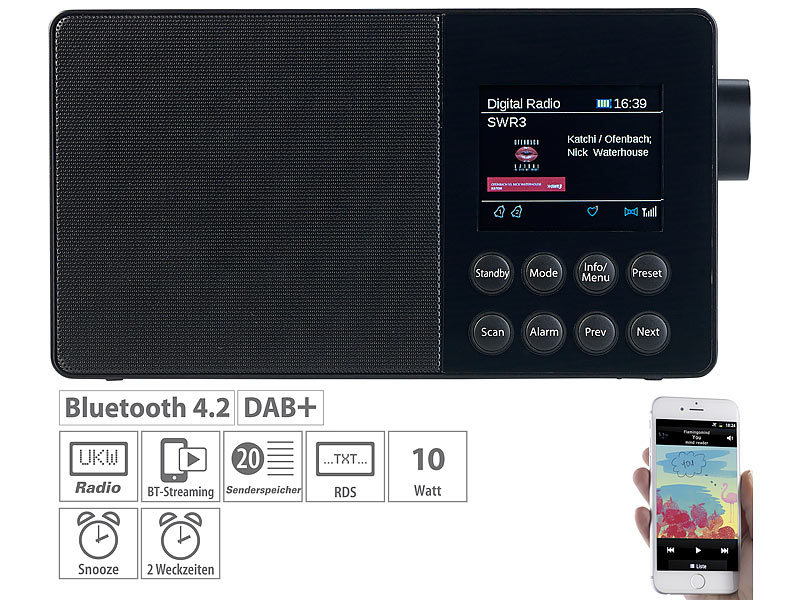 ; Mini-DAB+-Radios 