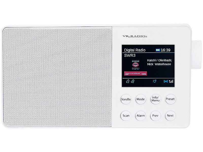 Tragbar AM/FM Radios Mini DAB Video mit MP3 Player 87,5-108 MHz Wiederaufladbar 