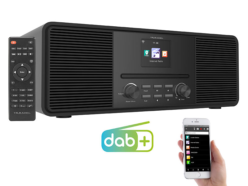 ; HiFi-Tuner für Internetradios & DAB+, mit USB-Ladeports HiFi-Tuner für Internetradios & DAB+, mit USB-Ladeports 