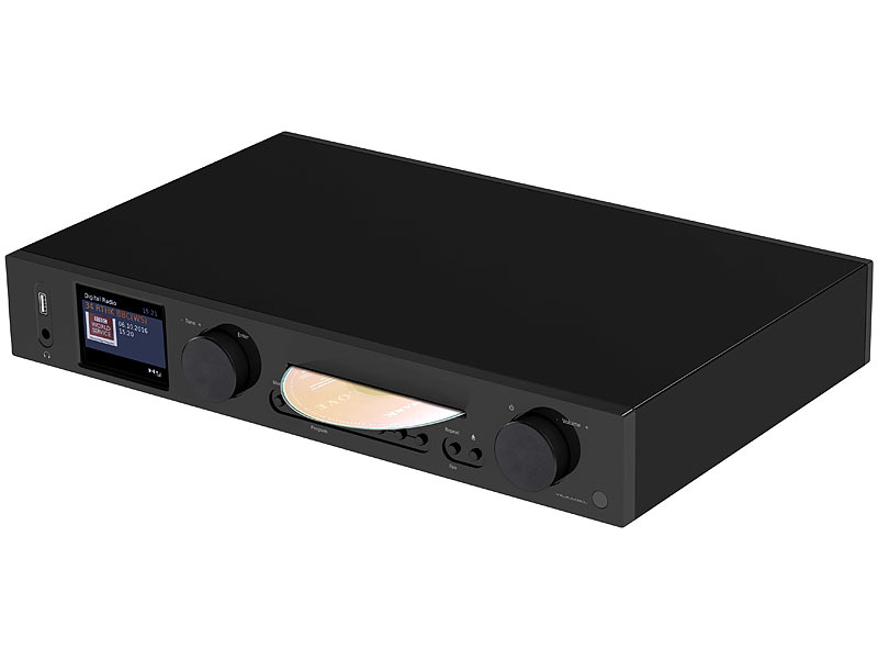 ; HiFi-Tuner für Internetradios & DAB+, mit USB-Ladeports HiFi-Tuner für Internetradios & DAB+, mit USB-Ladeports 