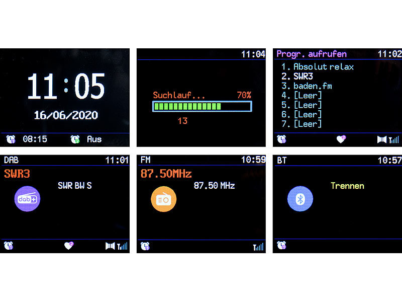 ; Mini-DAB+-Radios 