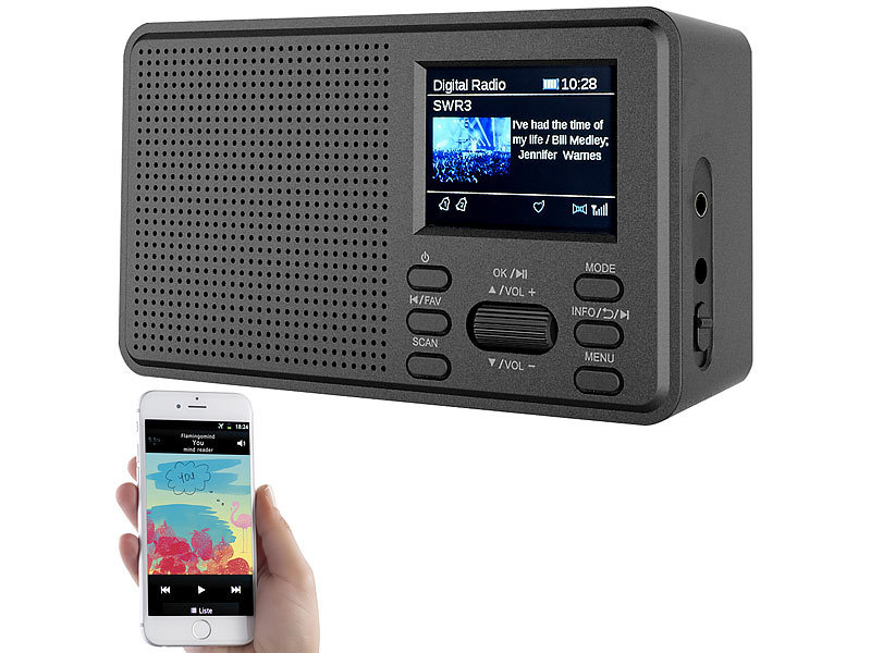 ; Mini-DAB+-Radios 