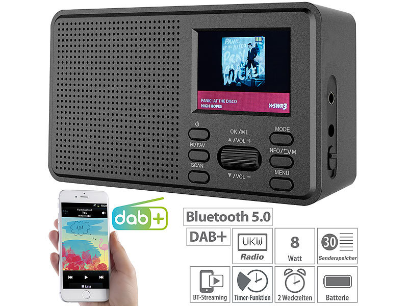 ; Mini-DAB+-Radios 