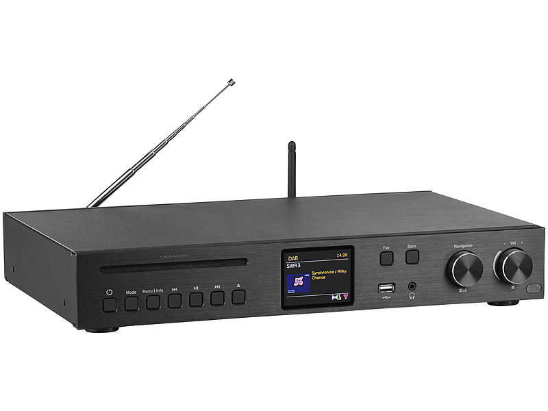 ; HiFi-Tuner für Internetradios & DAB+, mit USB-Ladeports HiFi-Tuner für Internetradios & DAB+, mit USB-Ladeports 