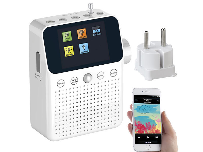 ; DAB-Internetradios mit CD-Player und Bluetooth 