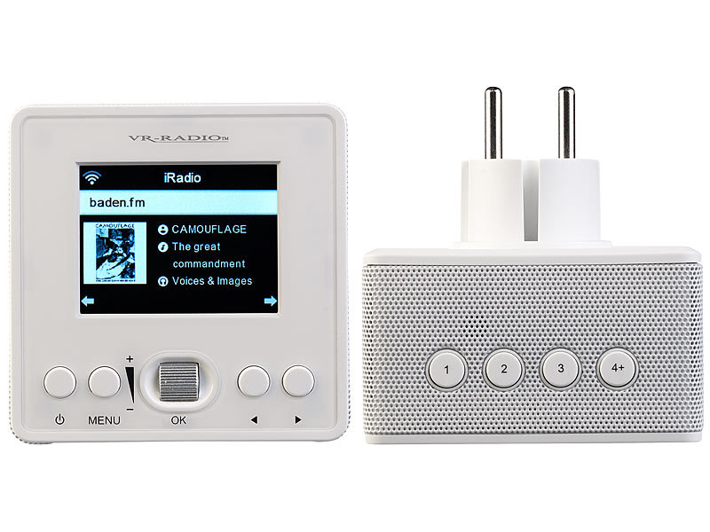 ; HiFi-Tuner für Internetradios & DAB+, mit USB-Ladeports 