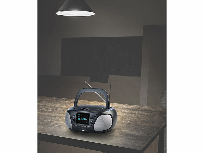 ; HiFi-Tuner für Internetradios & DAB+, mit USB-Ladeports 