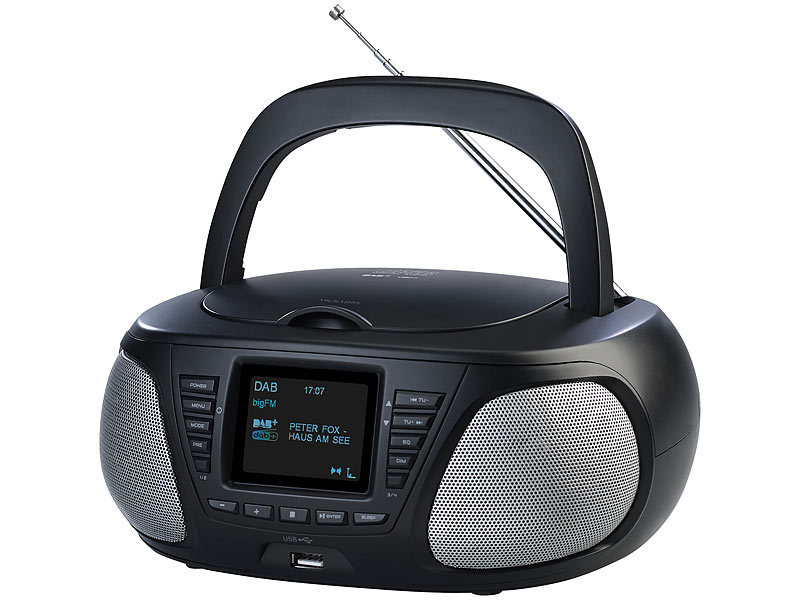 ; HiFi-Tuner für Internetradios & DAB+, mit USB-Ladeports 