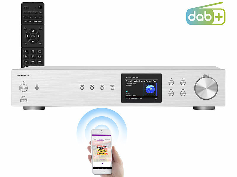 ; DAB-Internetradios mit CD-Player und Bluetooth 