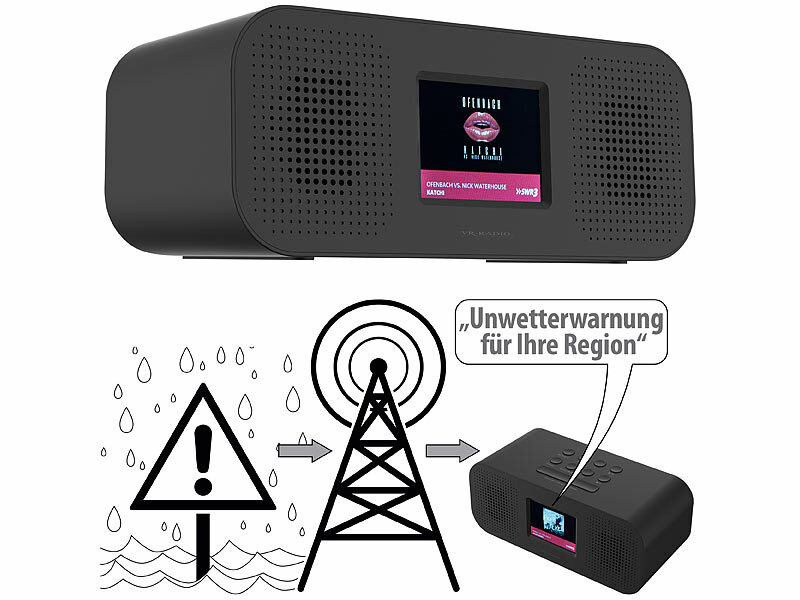 ; DAB-Internetradios mit CD-Player und Bluetooth 
