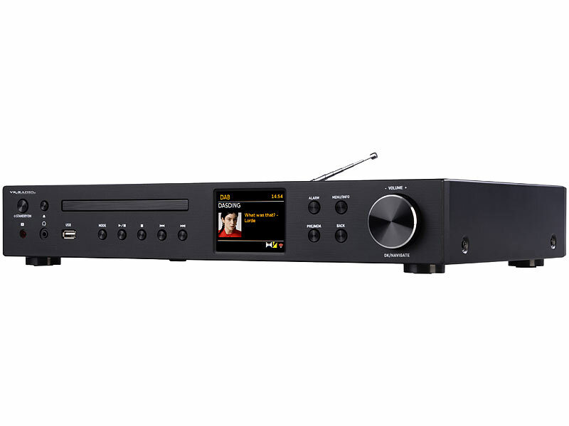 ; HiFi-Tuner für Internetradios & DAB+, mit USB-Ladeports HiFi-Tuner für Internetradios & DAB+, mit USB-Ladeports