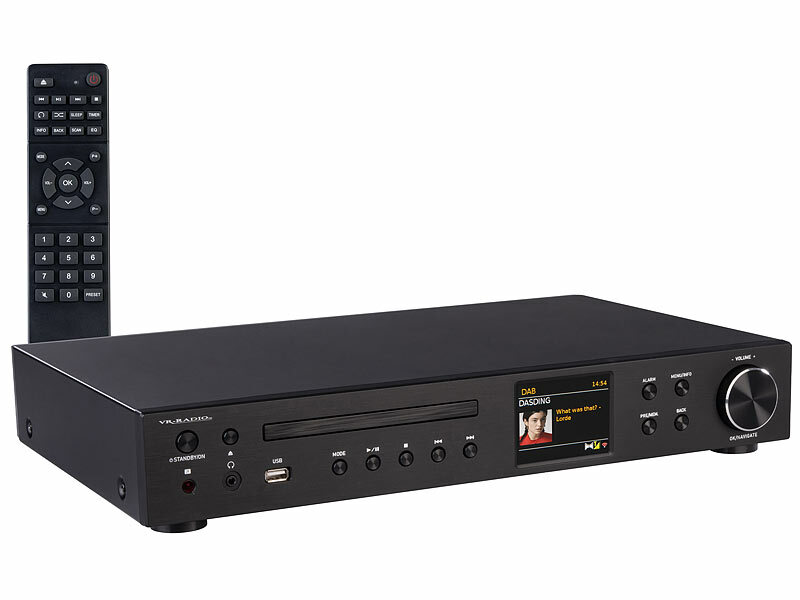 ; HiFi-Tuner für Internetradios & DAB+, mit USB-Ladeports HiFi-Tuner für Internetradios & DAB+, mit USB-Ladeports