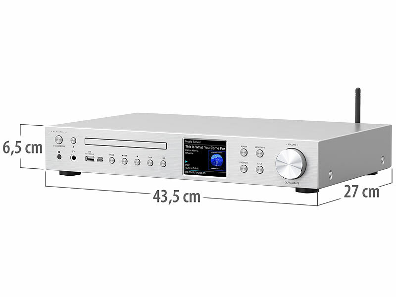 ; HiFi-Tuner für Internetradios & DAB+, mit USB-Ladeports HiFi-Tuner für Internetradios & DAB+, mit USB-Ladeports 