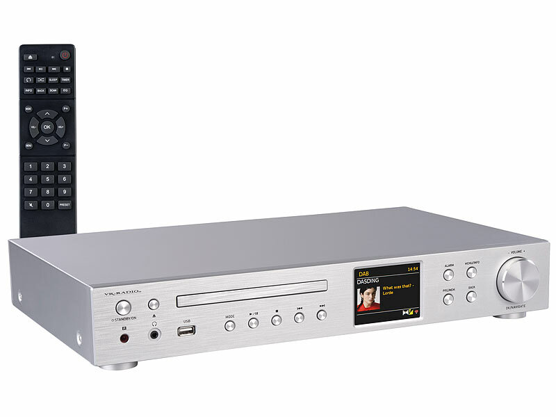 ; HiFi-Tuner für Internetradios & DAB+, mit USB-Ladeports HiFi-Tuner für Internetradios & DAB+, mit USB-Ladeports 